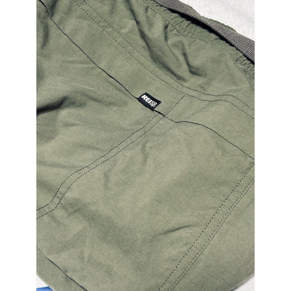 REI Co-op Sahara Convertible Pants Men's 42x32 Green Hiking Cargo Zip Off Mint